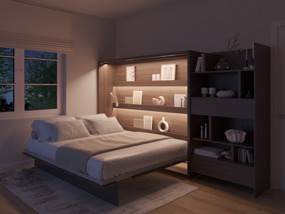 BED CONCEPT BC-14 - półkotapczan poziomy 160 - dąb dunin