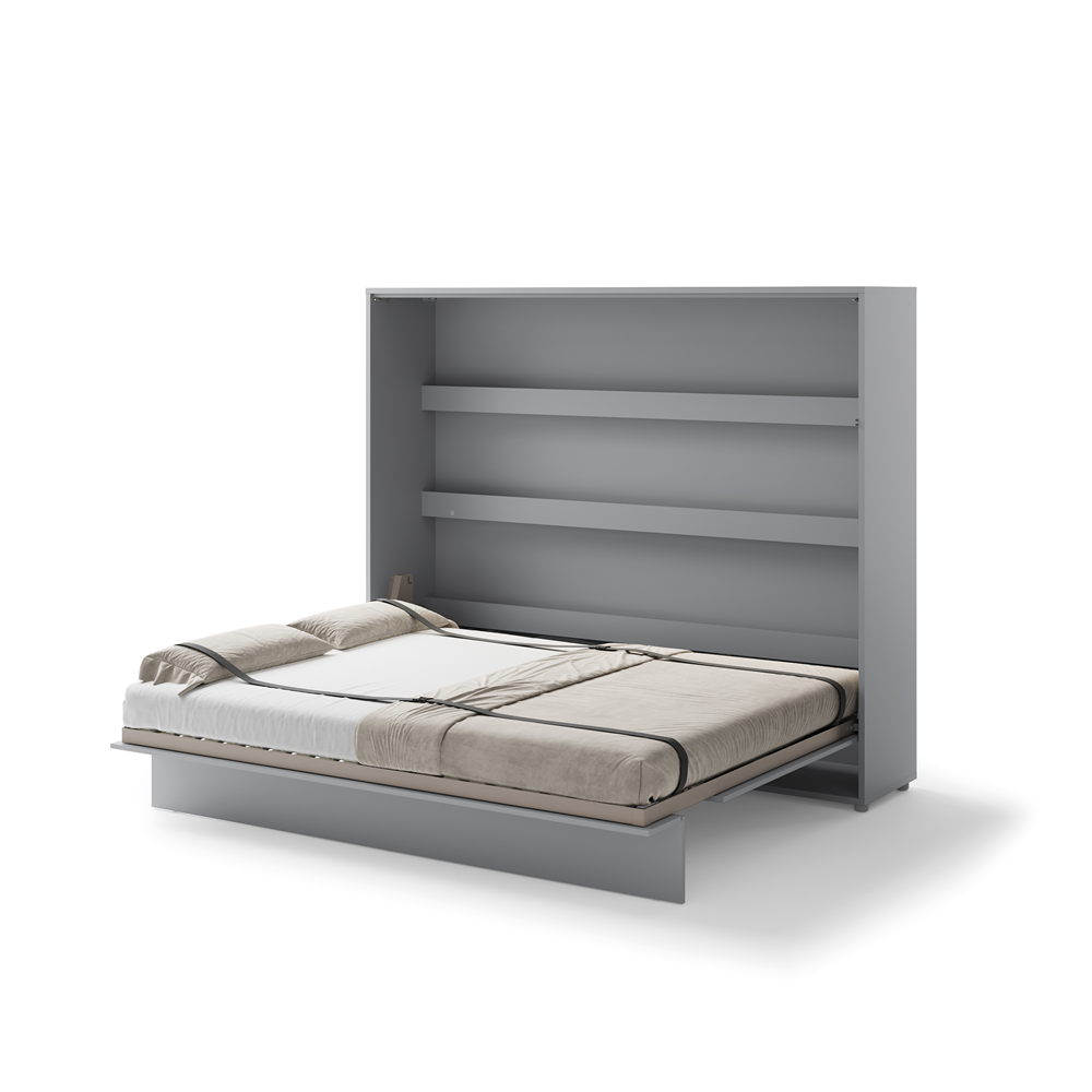BED CONCEPT BC-14 - półkotapczan poziomy 160 - szary