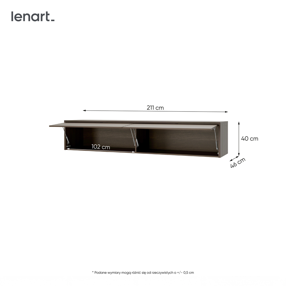 BED CONCEPT BC-15 nadstawka do BC-14 - dąb dunin