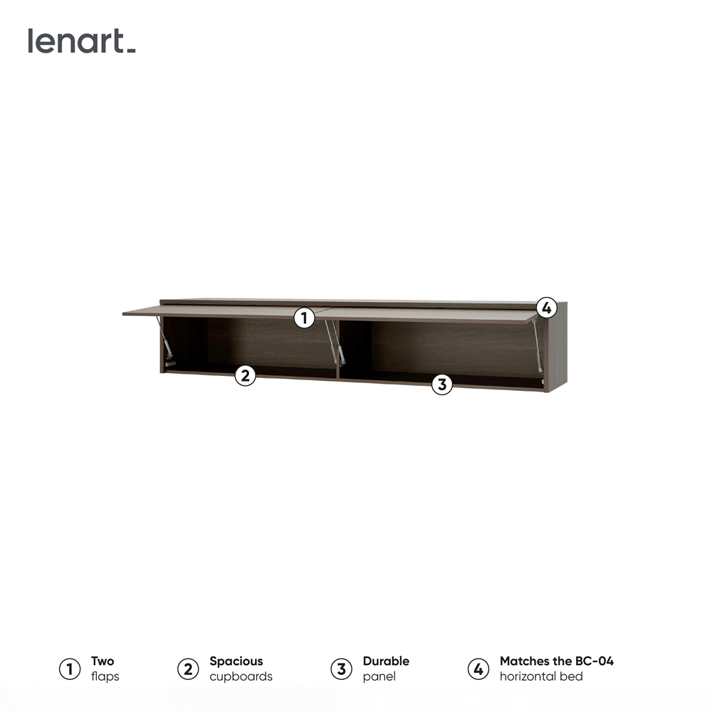 BED CONCEPT BC-15 nadstawka do BC-14 - dąb dunin