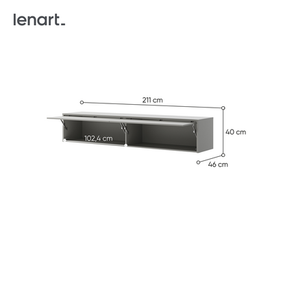 BED CONCEPT BC-15 nadstawka do BC-14 - szary