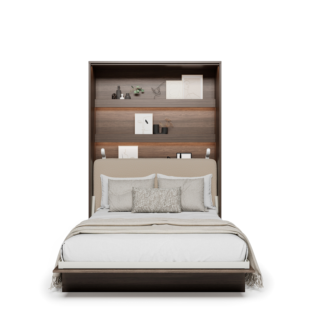 BED CONCEPT BC-16 zagłówek tapicerowany 140 do BC-01-boucle beżowy PIU 03