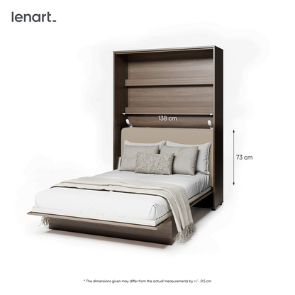 BED CONCEPT BC-16 zagłówek tapicerowany 140 do BC-01-boucle beżowy PIU 03