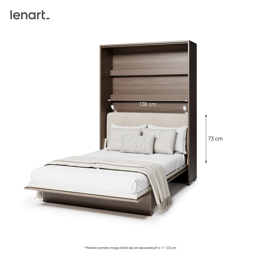 BED CONCEPT BC-16 zagłówek tapicerowany 140 do BC-01-beżowy ART 82610