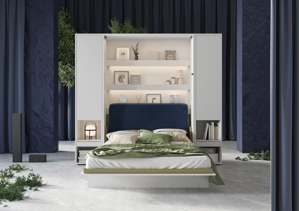 BED CONCEPT BC-16 zagłówek tapicerowany 140 do BC-01-granat SOLO 263