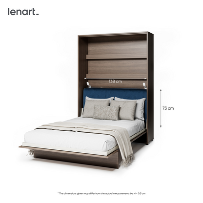 BED CONCEPT BC-16 zagłówek tapicerowany 140 do BC-01-granat SOLO 263