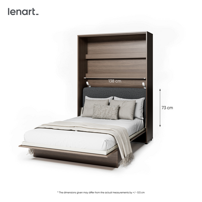 BED CONCEPT BC-16 zagłówek tapicerowany 140 do BC-01-grafit ART 82630