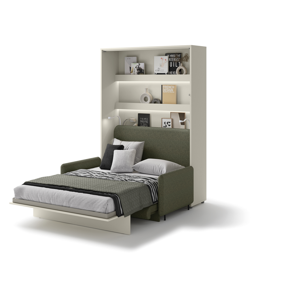 BED CONCEPT BC-16 zagłówek tapicerowany 140 do BC-01-zielony LUKKA 38