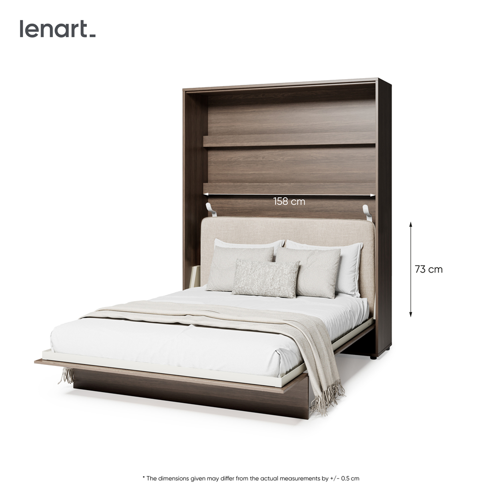 BED CONCEPT BC-17 zagłówek tapicerowany 160 do BC-12 - beżowy ART 82610