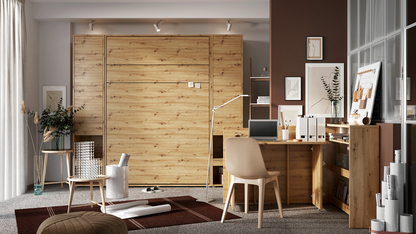 BED CONCEPT BC-01 - półkotapczan pionowy 140 - dąb artisan