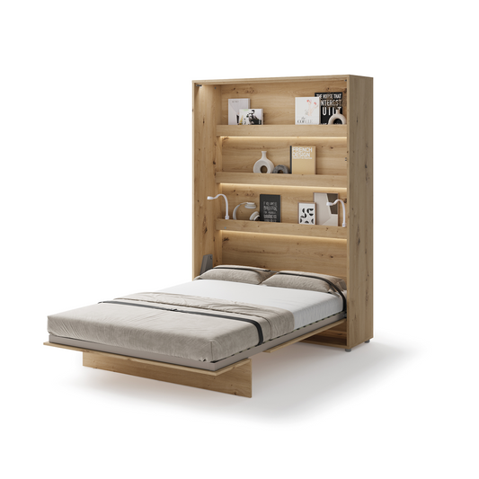 BED CONCEPT BC-01 - półkotapczan pionowy 140 - dąb artisan
