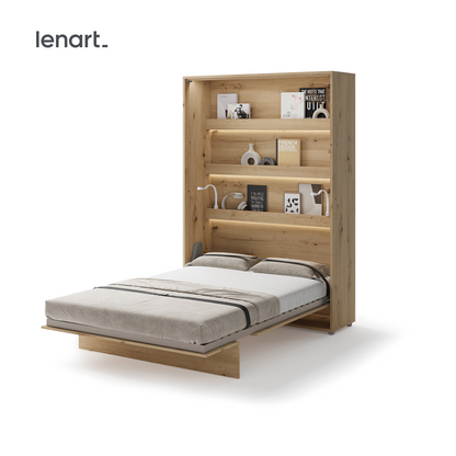 BED CONCEPT BC-01 - półkotapczan pionowy 140 - dąb artisan