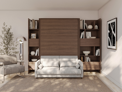 BED CONCEPT BC-01 - półkotapczan pionowy 140 - dąb dunin
