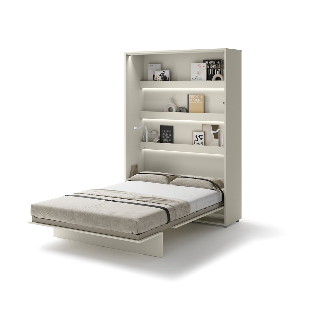 BED CONCEPT BC-01 - półkotapczan pionowy 140 - kaszmir