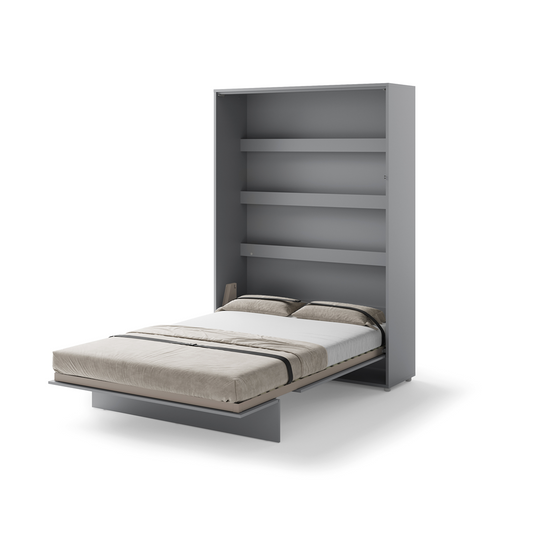 BED CONCEPT BC-01 - półkotapczan pionowy 140 - szary