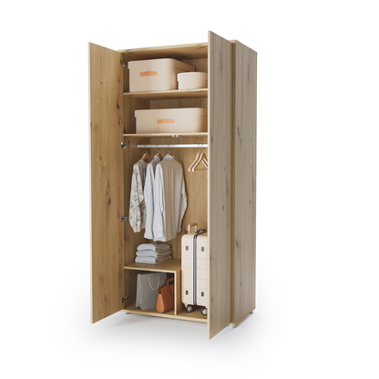 BED CONCEPT BC-20 szafa 2d - dąb artisan