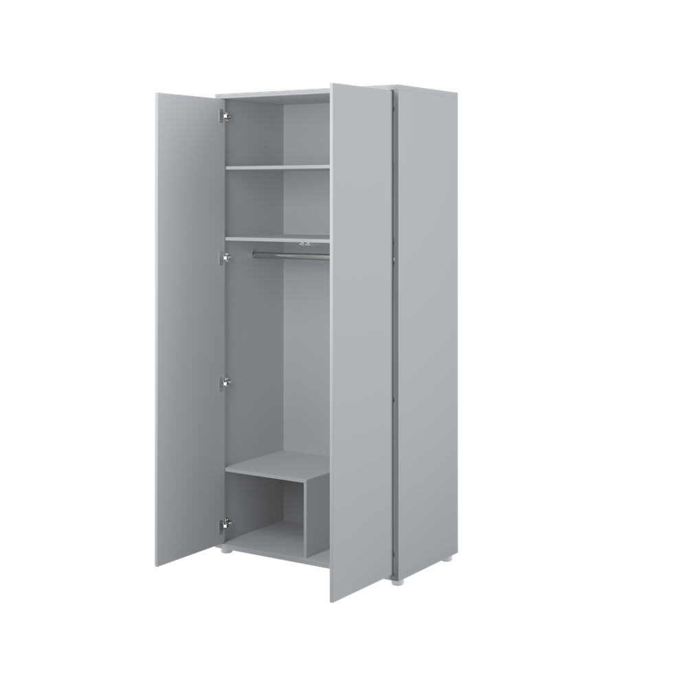 BED CONCEPT BC-20 szafa 2d - szary