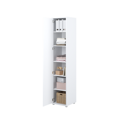 BED CONCEPT BC-21 szafa 1d - biały połysk