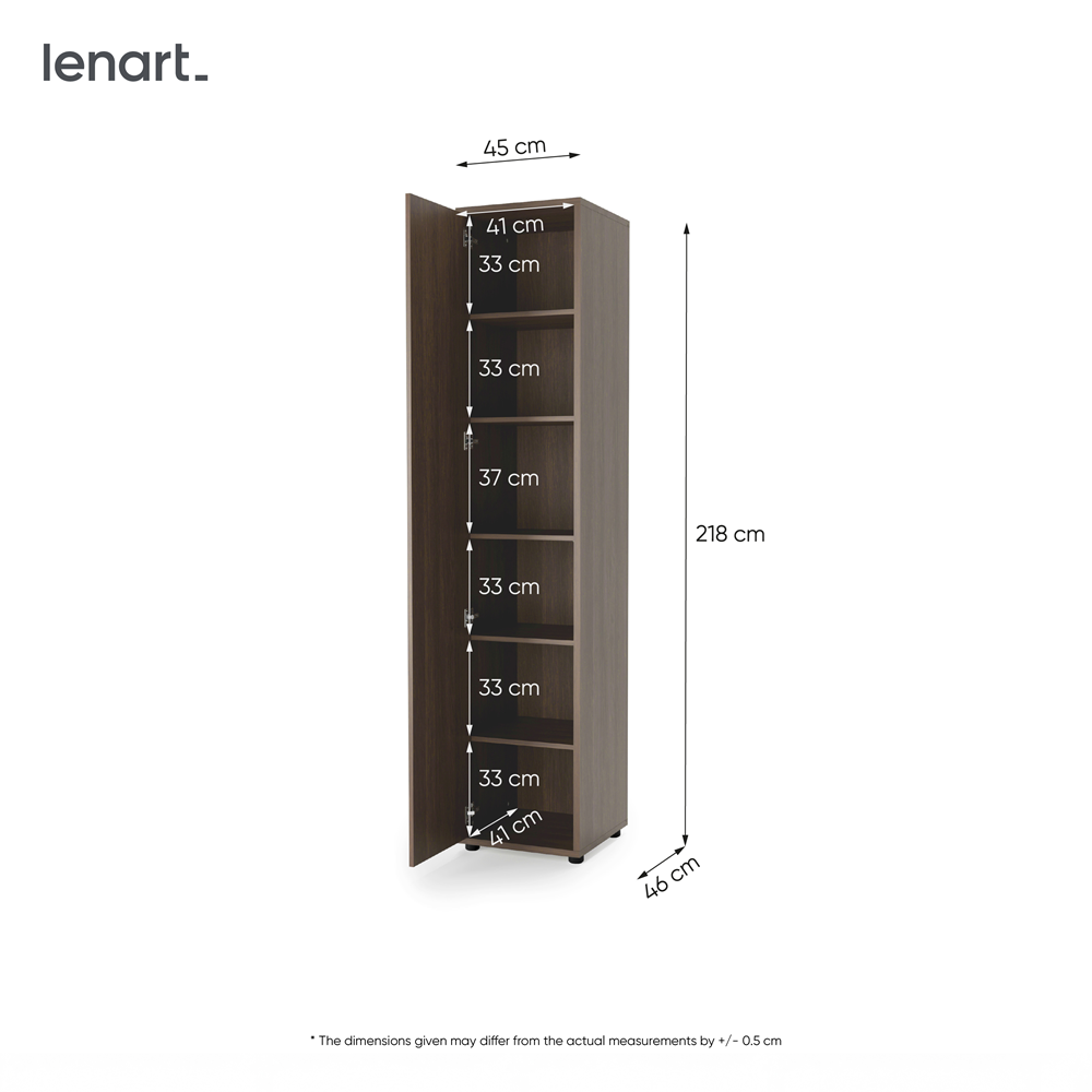 BED CONCEPT BC-21 szafa 1d - dąb dunin