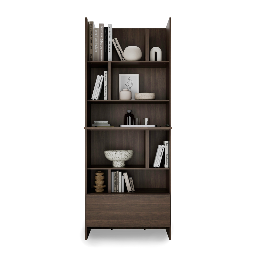 BED CONCEPT BC-22v2 - regał 84x218 - dąb dunin