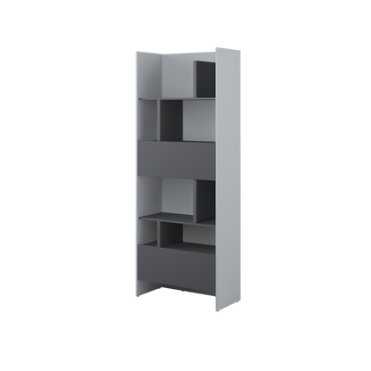 BED CONCEPT BC-22 - regał 84x218 - szary/grafit