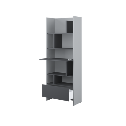 BED CONCEPT BC-22 - regał 84x218 - szary/grafit
