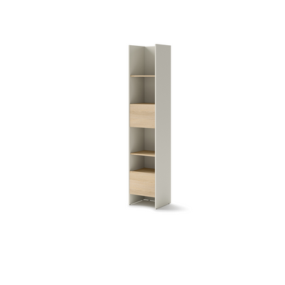 BED CONCEPT BC-23v2 regał 44x218 - kaszmir/dąb nagano