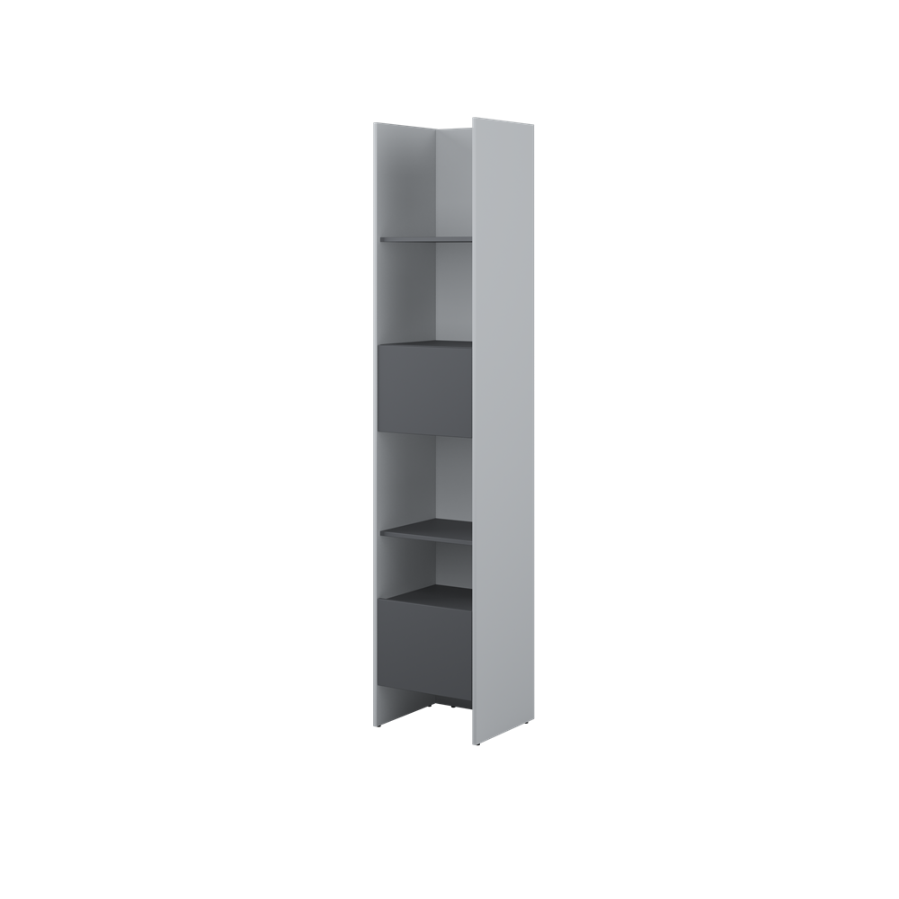 BED CONCEPT BC-23 regał 44x218 - szary/grafit