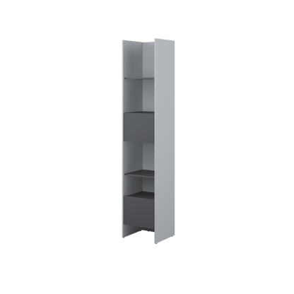BED CONCEPT BC-23 regał 44x218 - szary/grafit