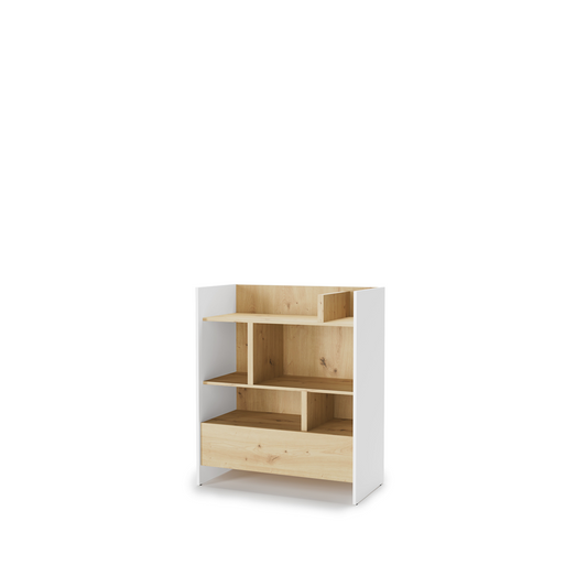 BED CONCEPT BC-25 regał 92x108 - biały/dąb artisan