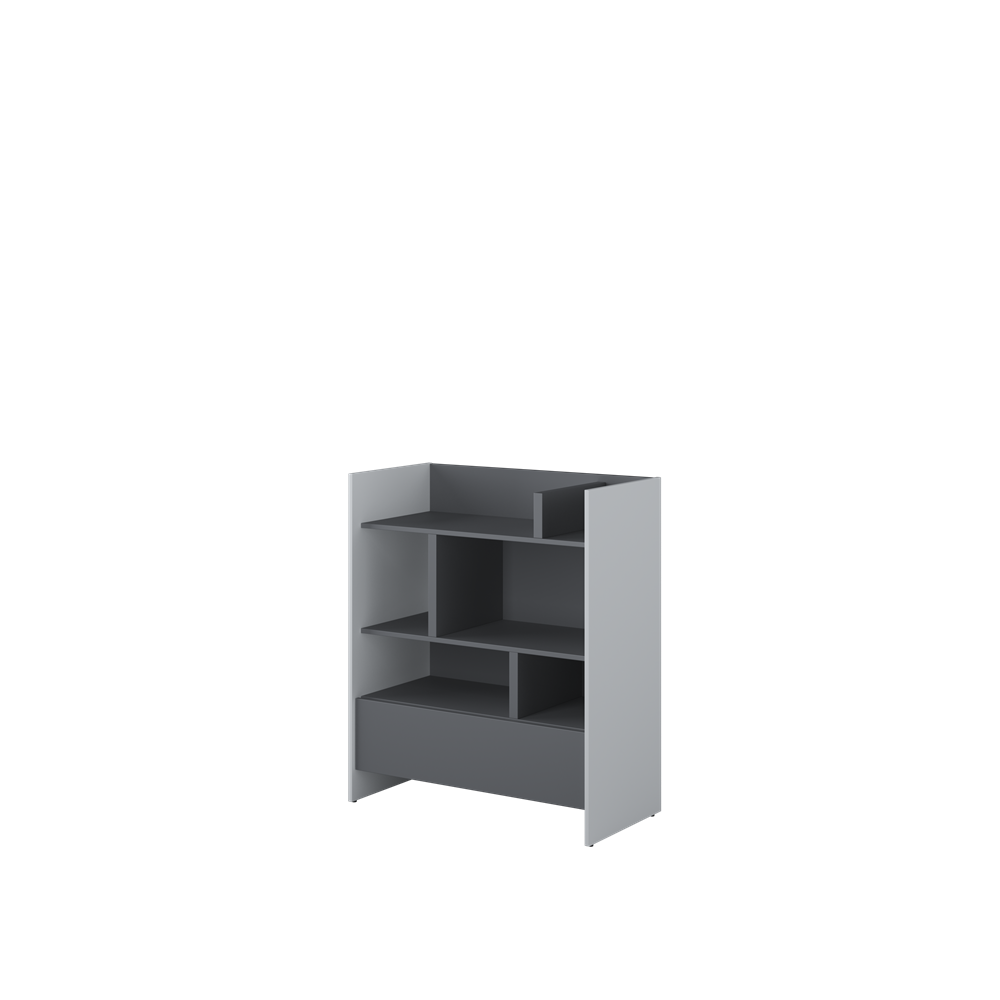 BED CONCEPT BC-25 regał 92x108 - szary/grafit