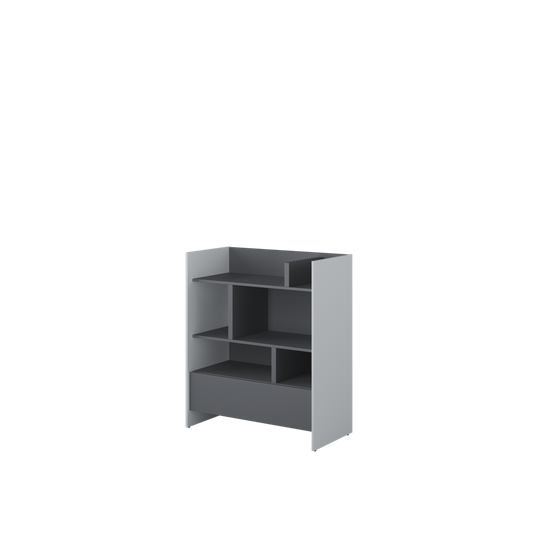 BED CONCEPT BC-25 regał 92x108 - szary/grafit