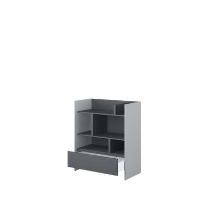 BED CONCEPT BC-25 regał 92x108 - szary/grafit