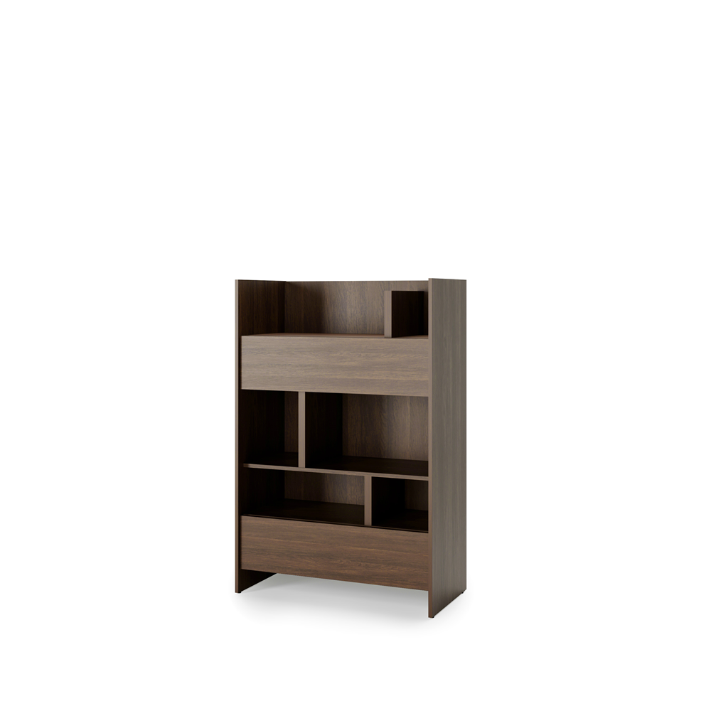 BED CONCEPT BC-26 regał 92x138 - dąb dunin
