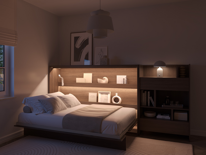 BED CONCEPT BC-26 regał 92x138 - dąb dunin