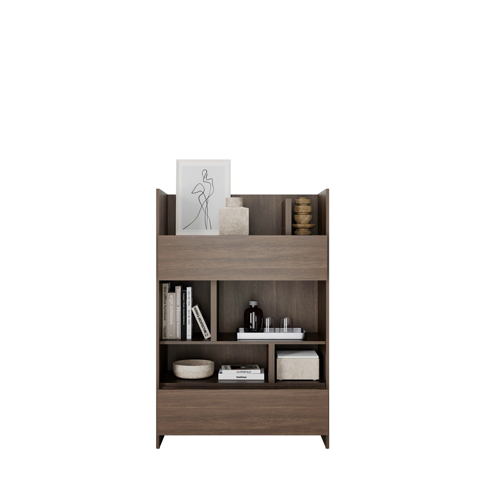 BED CONCEPT BC-26 regał 92x138 - dąb dunin