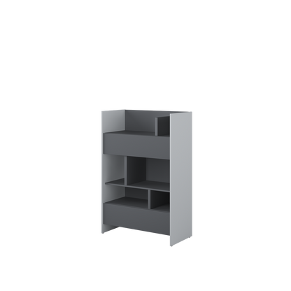 BED CONCEPT BC-26 regał 92x138 - szary/grafit