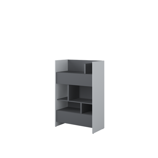 BED CONCEPT BC-27 regał 92x158 - szary/grafit