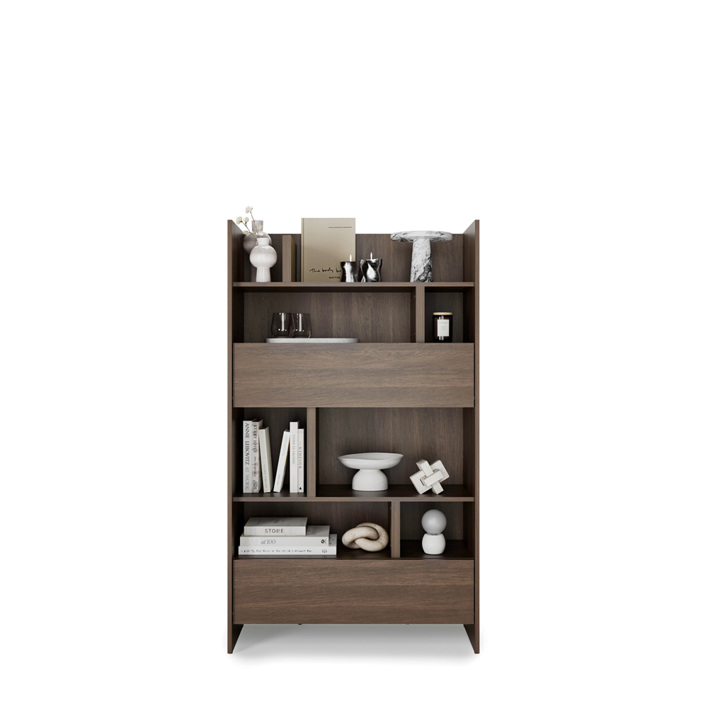 BED CONCEPT BC-27 regał 92x158 - dąb dunin