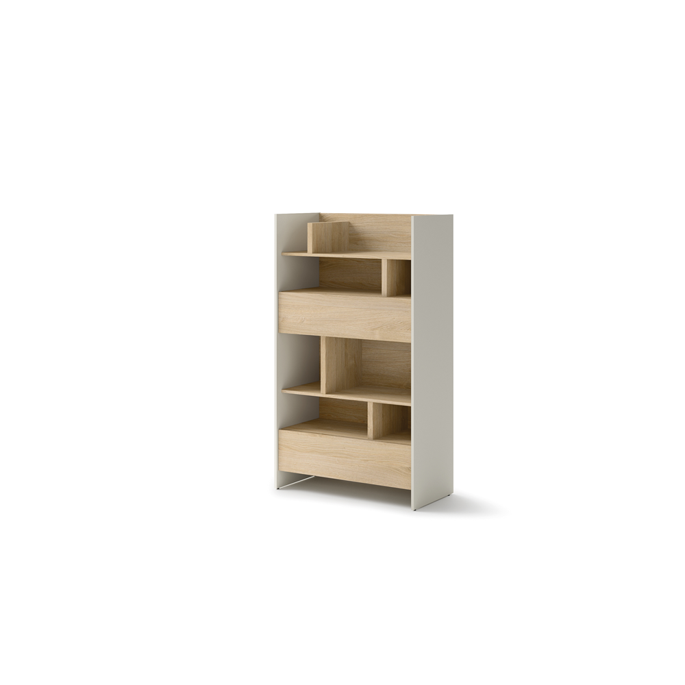 BED CONCEPT BC-27 regał 92x158 - kaszmir/dąb nagano