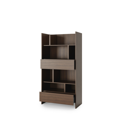 BED CONCEPT BC-28 regał 92x178 - dąb dunin