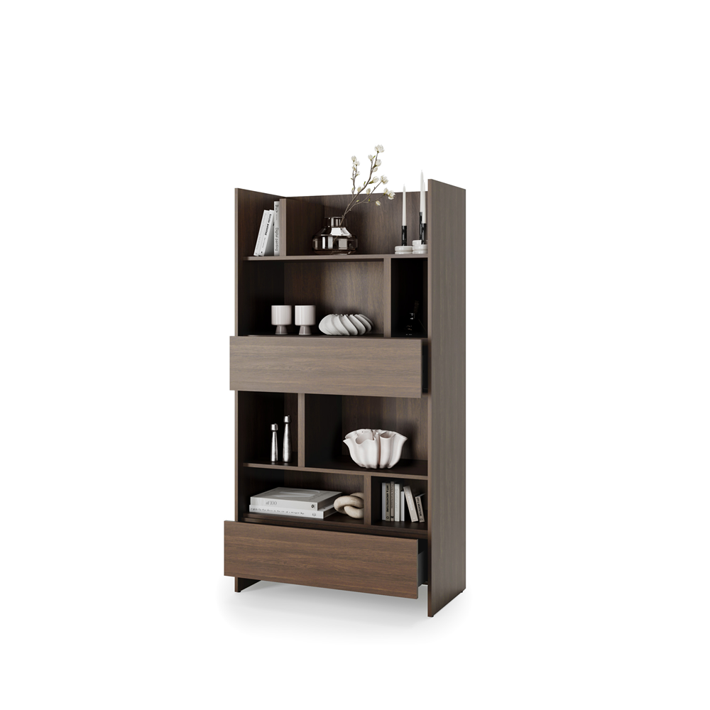 BED CONCEPT BC-28 regał 92x178 - dąb dunin