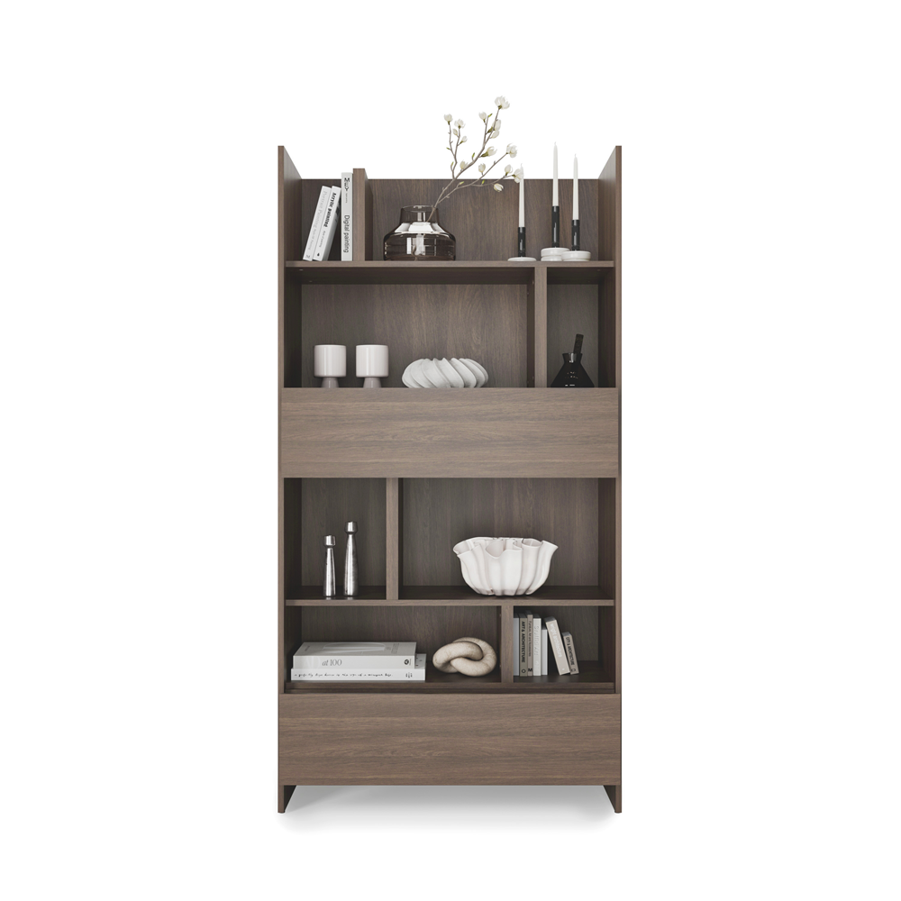 BED CONCEPT BC-28 regał 92x178 - dąb dunin