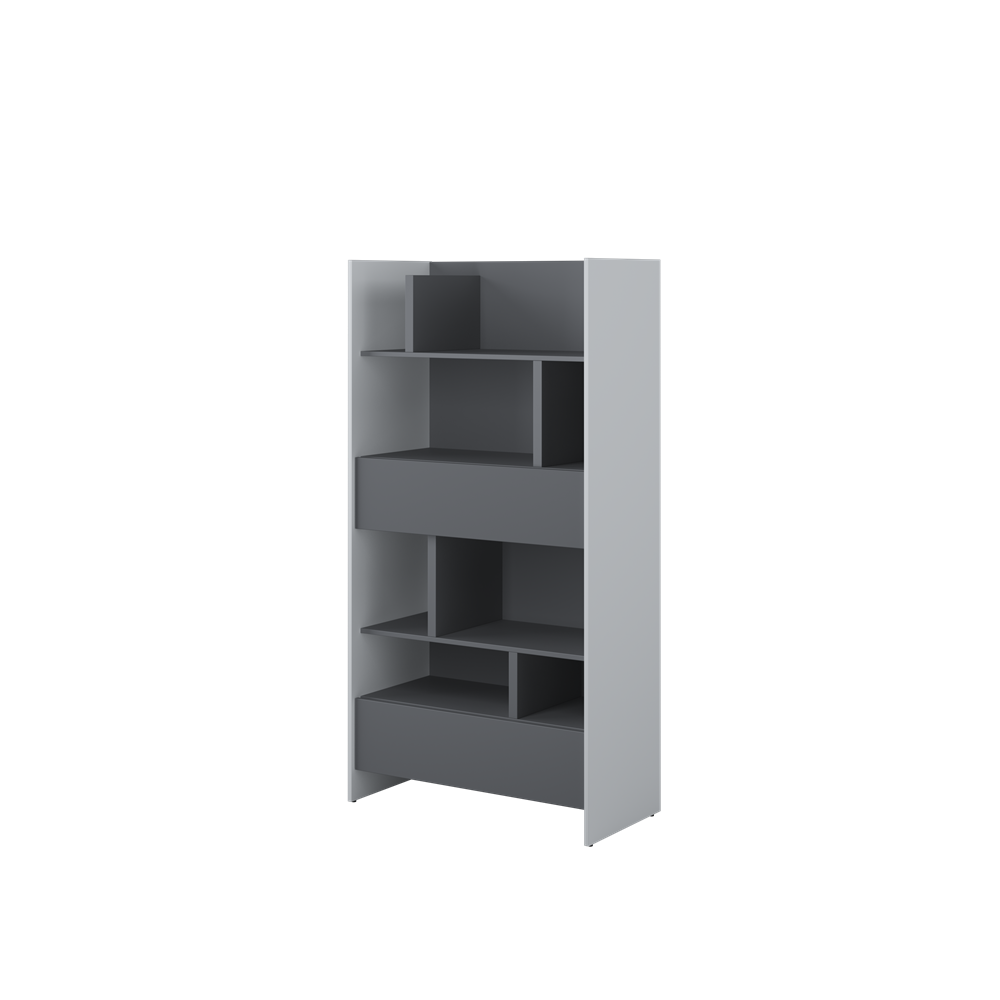 BED CONCEPT BC-28 regał 92x178 - szary/grafit