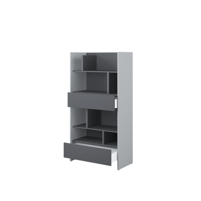 BED CONCEPT BC-28 regał 92x178 - szary/grafit