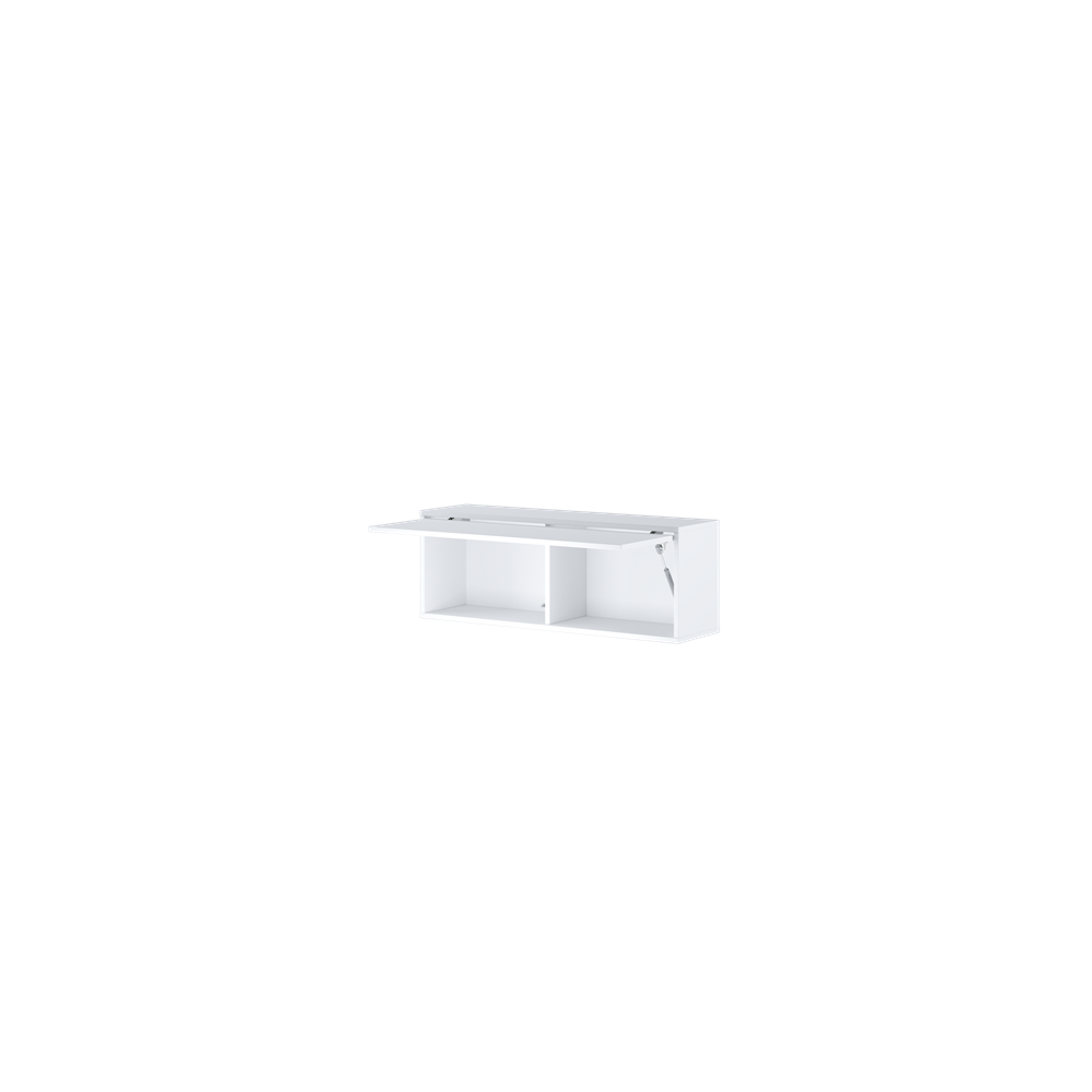 BED CONCEPT BC-29 szafka wisząca - biały połysk