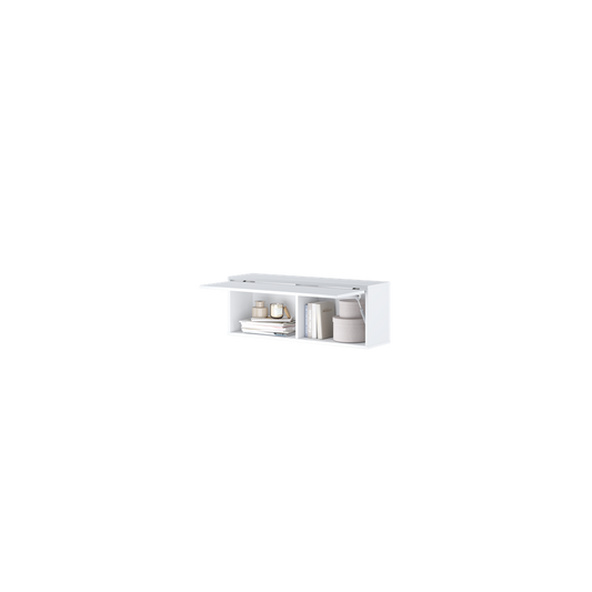 BED CONCEPT BC-29 szafka wisząca - biały połysk