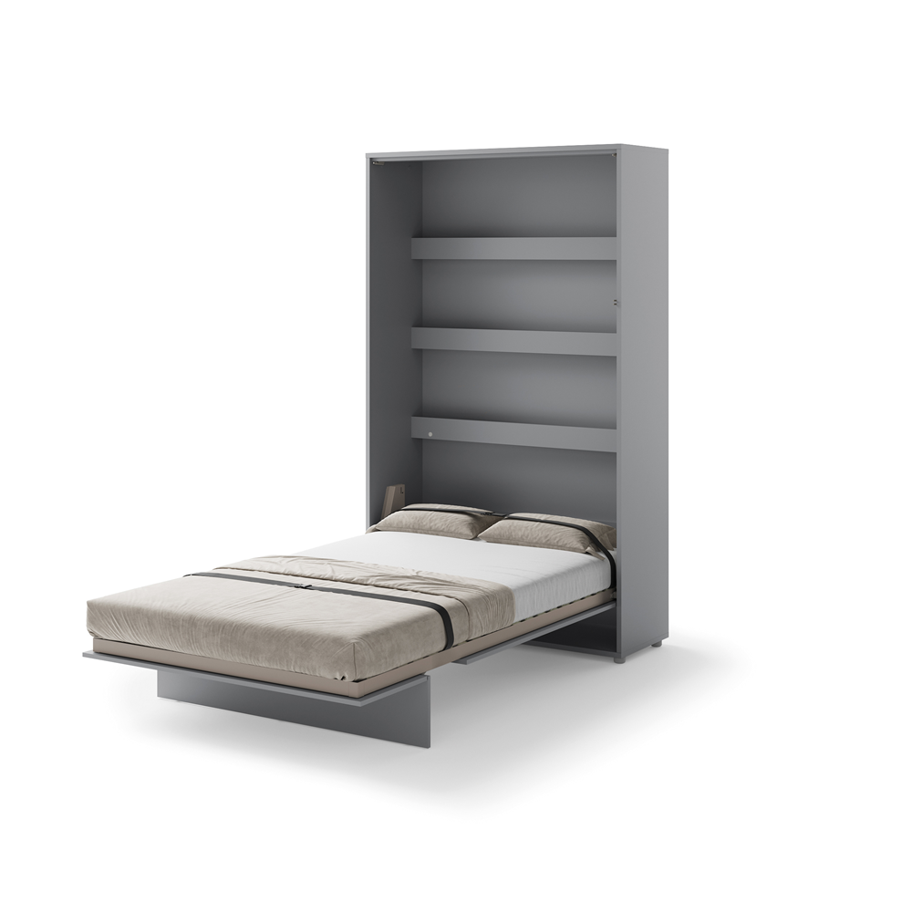 BED CONCEPT BC-02 - półkotapczan pionowy 120 - szary