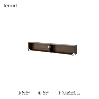BED CONCEPT BC-30 półka wisząca - dąb dunin