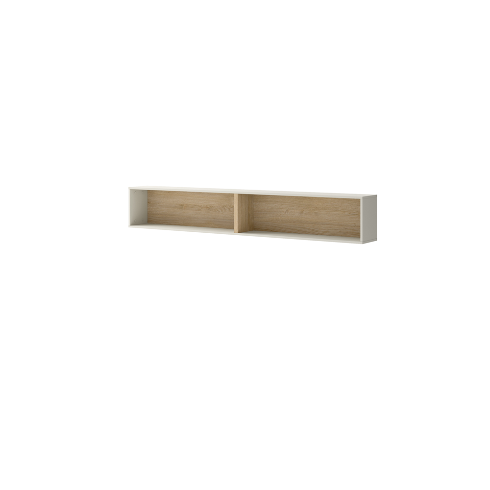 BED CONCEPT BC-30 półka wisząca - kaszmir/dąb nagano